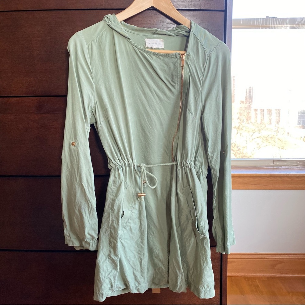 Melloday lightweight green jacket XS